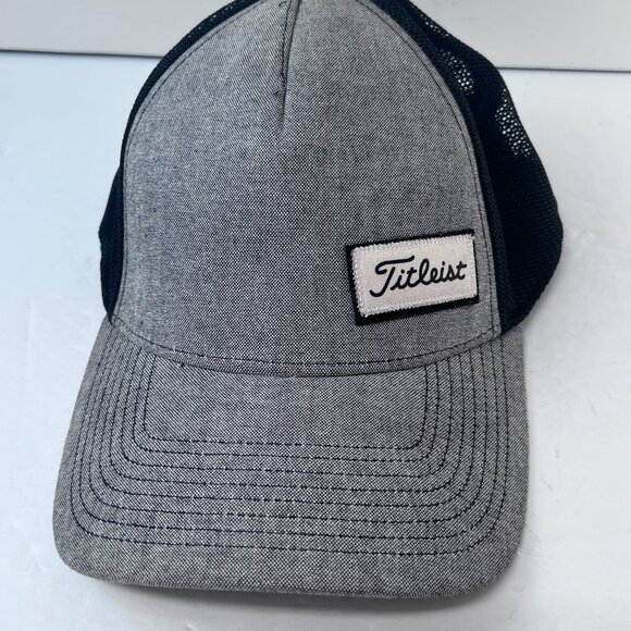 Titleist Flex Golf Hat Cap Adjust to Fit Mesh White And Gray‎ S/M (set Of 2) - Picture 7 of 10